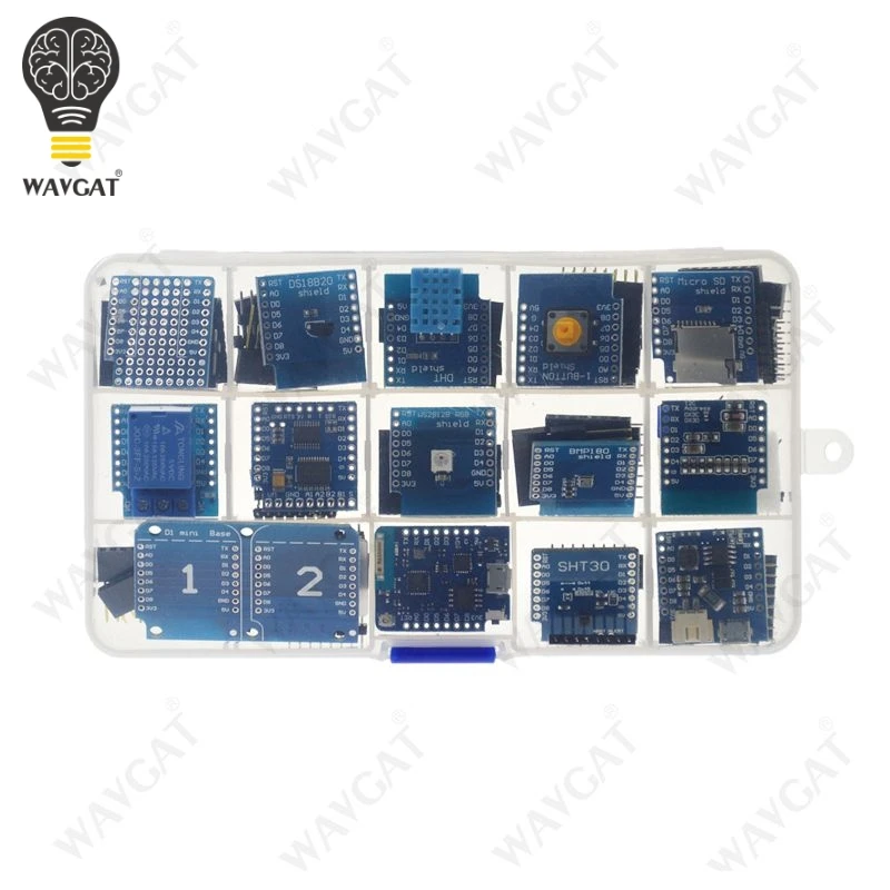 15VNT WAVGAT D1 mini Pro WiFi plėtros taryba RINKINYS NodeMcu Lžūu, remiantis ESP8266 D1 mini Pro V1.1.0