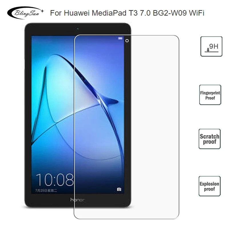 Grūdintas Stiklas Huawei MediaPad T3 7.0 BG2-W09 Tablet Screen Protector Filmas 