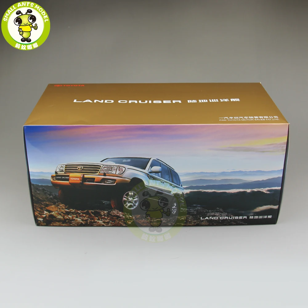 1/18 Land Cruiser LC100 Diecast Modelis SUV Automobilius, Žaislai Berniukams, Mergaitėms dovanų