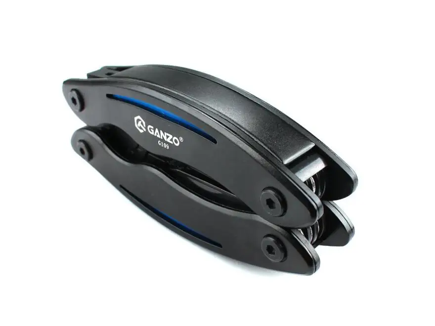 Ganzo G109 Adata nosies veidrodėliai multi replės multi funkcinis rankiniai įrankiai, nerūdijančio plieno edc lauko kempingas įrankių tiekėjas
