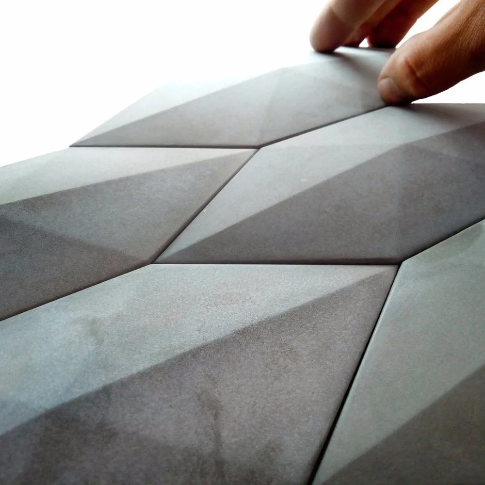 Cemento 4 skylių, sienos plytų silikono formos fono apdailos paprasta pramoninės vėjo daugiakampiai namų puošybai betono sluoksnį