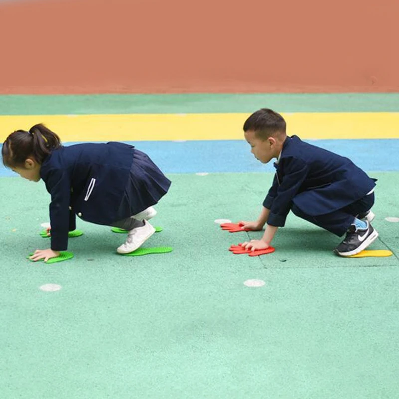 FBIL-8 Porų Rankų ir Kojų Žaidimas 4 Spalvų Žaislai Vaikams Šokinėti, Žaisti Mat Sporto Musculation Patalpų Lauko Žaidimas Rekvizitai Vaikams