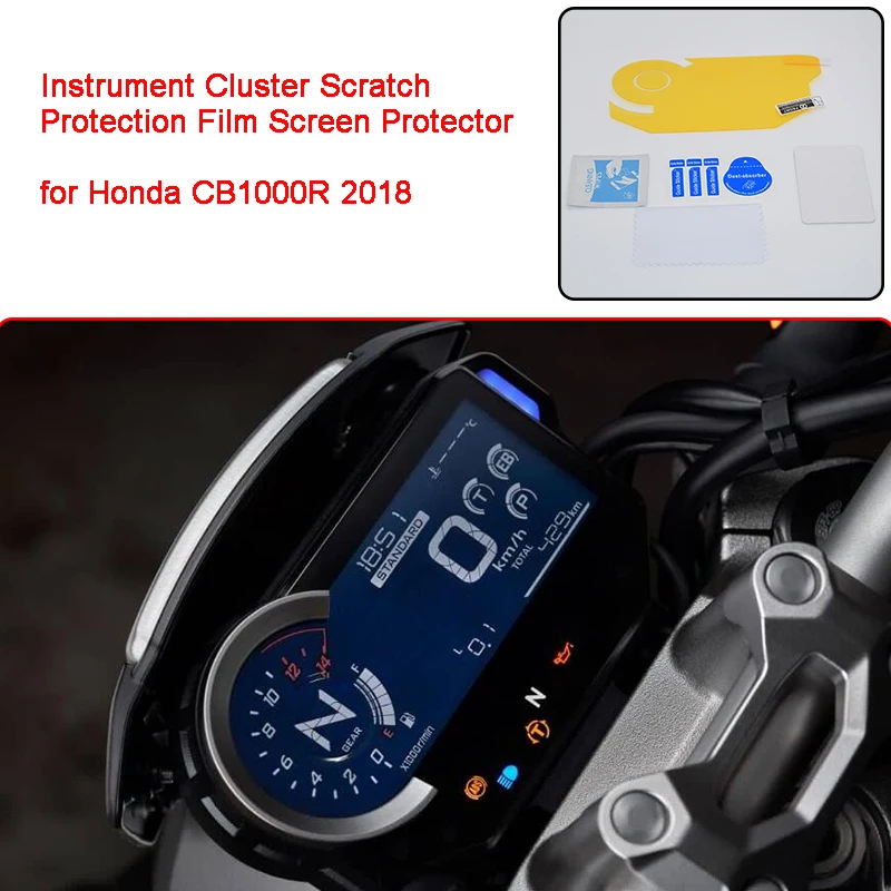 Honda CB1000R 2018 Motociklo Prietaisų skydelis Nulio apsauginės Plėvelės Screen Protector, 