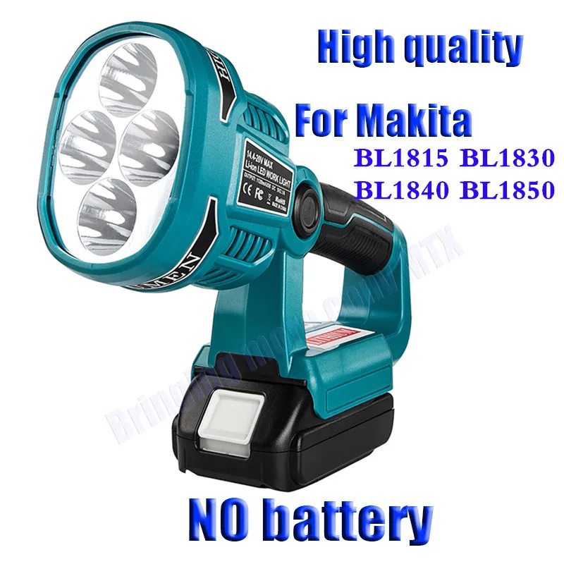 Tinka Makita 14,4 V-18v li-ion akumuliatoriaus, 12W LED šviesos darbo su BL1415 BL1430 BL1830 BL1850 BL1860 įrankis, akumuliatorius, hotsell