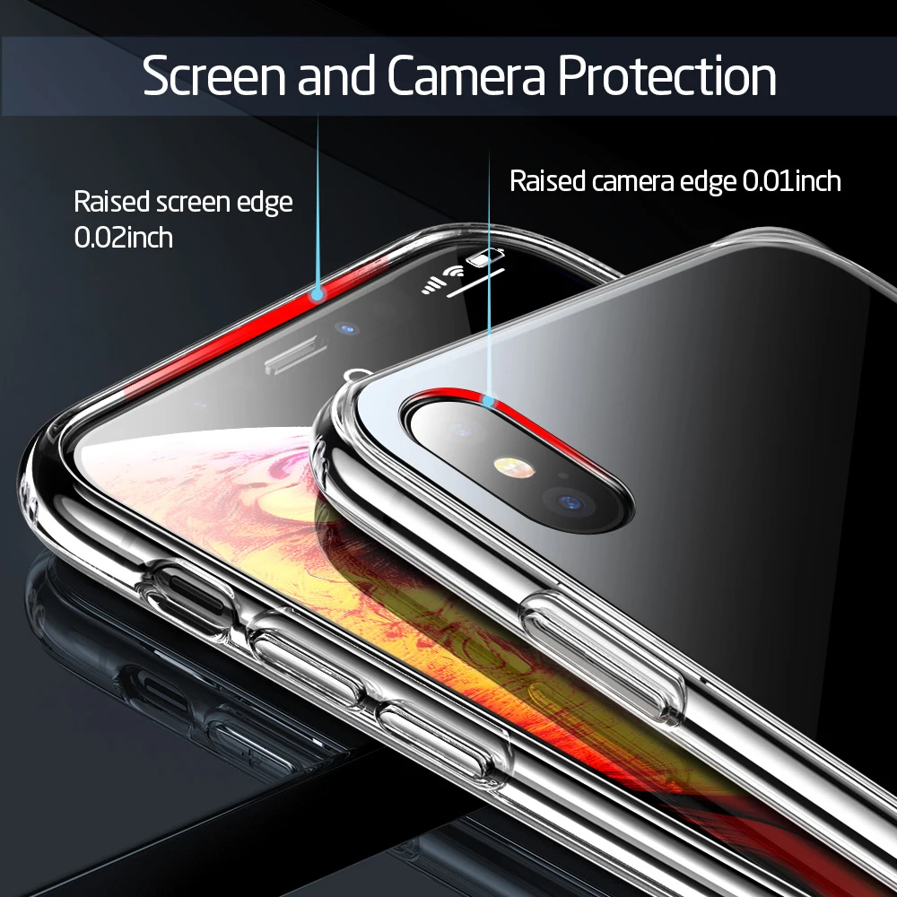 ESR Grūdintas Stiklas Atveju iPhone, SE 2020 m. 11 Pro X XR XS Max galinis Dangtelis Veidrodžio Atveju iPhone XS XR 8 7 Plius Atveju Coque Funda