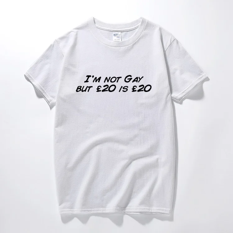 Aš Ne Gėjus, Bet 20 20 T-Shirt Juokinga t shirts įžeidžiantis pokštas retro grubus seksas Mados Streetwear Tee Marškinėliai Homme