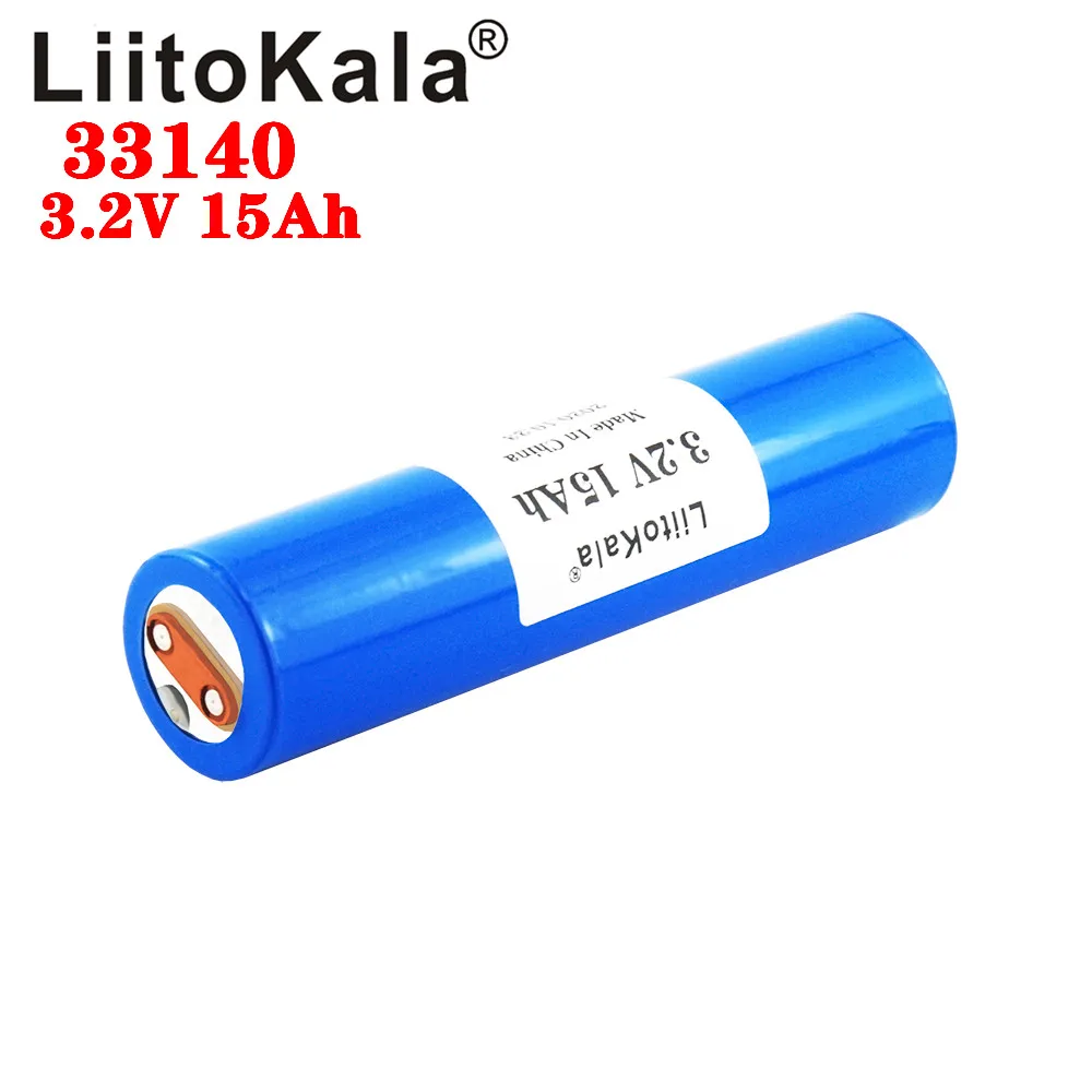LiitoKala 33140 3.2 v 15Ah lifepo4 ličio baterijos 3.2 V Ląstelių 