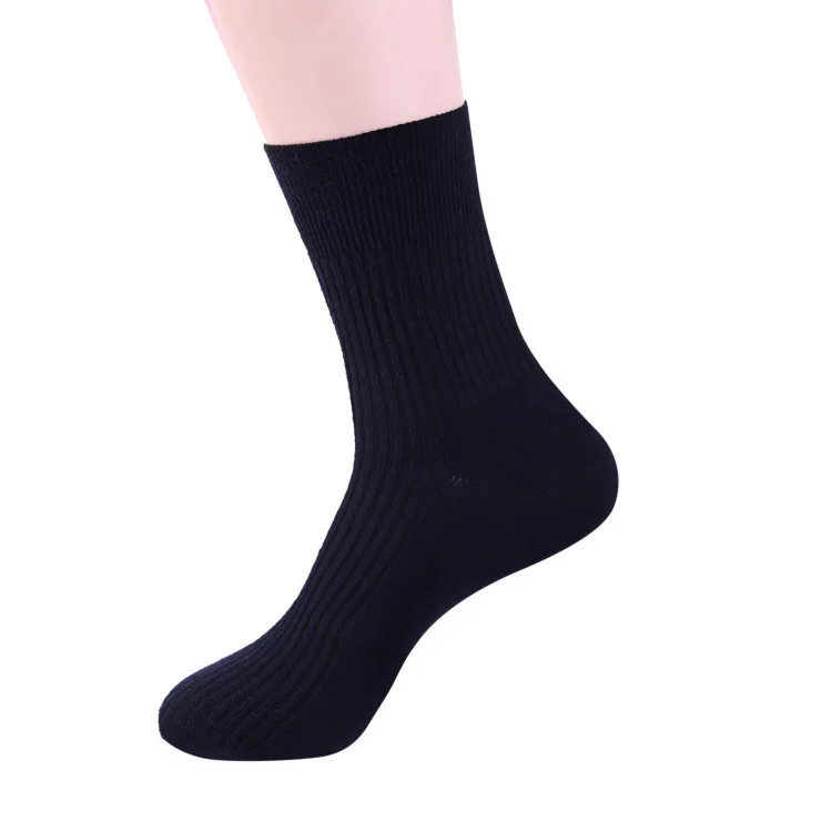 Didelio dydžio vyriškų kojinių Pavasario ir žiemos vientisos spalvos, verslo kojinės baltos kojinės vamzdis kojinės vyrų mados medvilnės kojinės