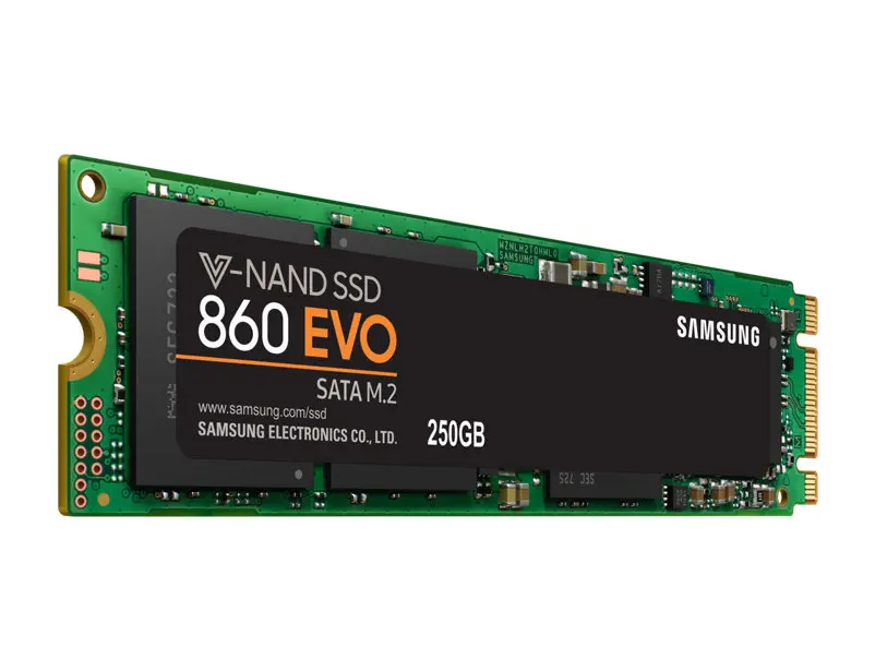 SAMSUNG 860 EVO M. 2 250g 500g 250GB 500GB PC kompiuterio Darbalaukio Nešiojamojo kompiuterio Vidinio Kietojo kūno Diskai M. 2 SATA6 GB/S SATA SSD
