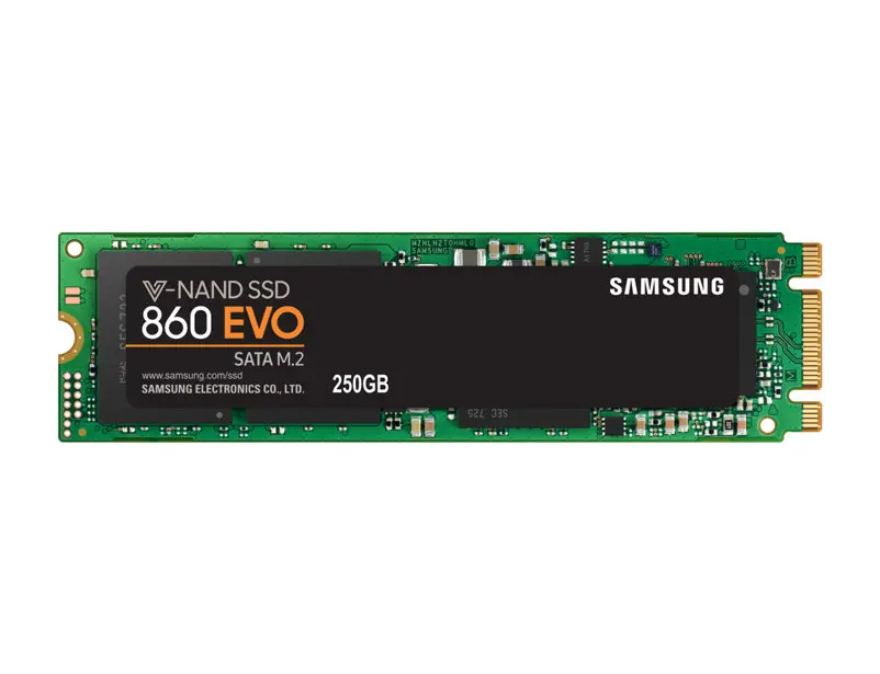 SAMSUNG 860 EVO M. 2 250g 500g 250GB 500GB PC kompiuterio Darbalaukio Nešiojamojo kompiuterio Vidinio Kietojo kūno Diskai M. 2 SATA6 GB/S SATA SSD