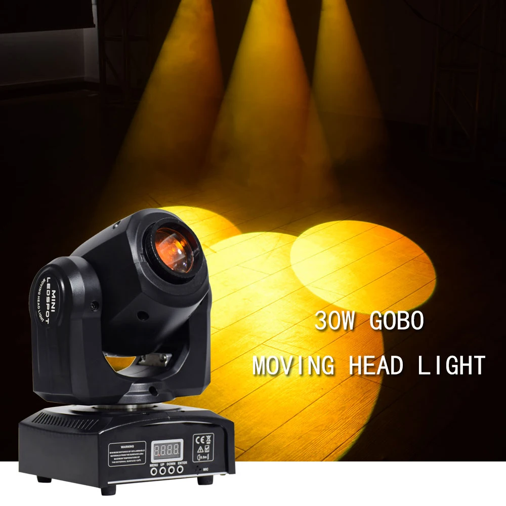 2vnt/Daug Mini Vietoje 10w/30W/60w/90w LED Spot Judančios Galvos Apšvietimo/ Dj Controller LED Gobo šviesos Žibintai