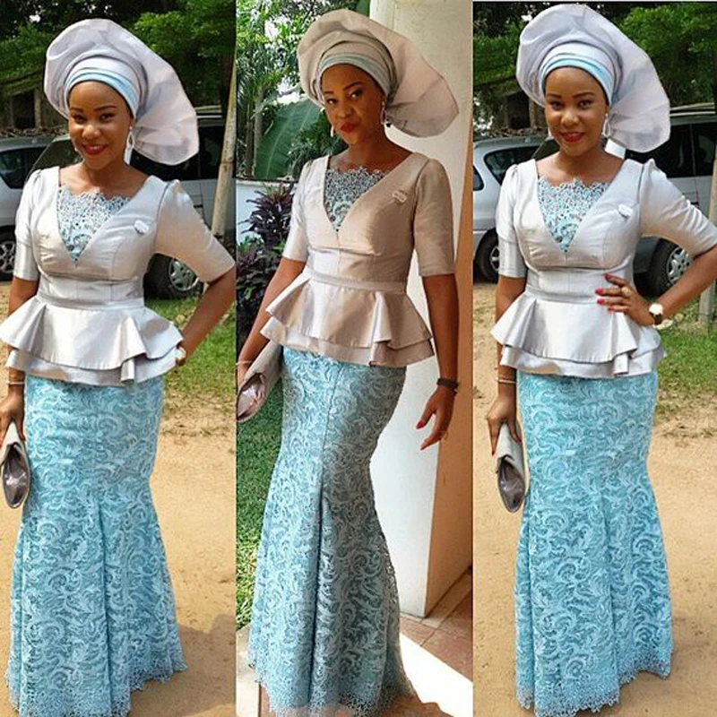 Oficialų Suknelė Nigerijos Moteris 2018 Chalatas De Soiree Undinė Inscenizacija Suknelės Abendkleider Oficialią Suknelės Nėriniai Vestido De Festa