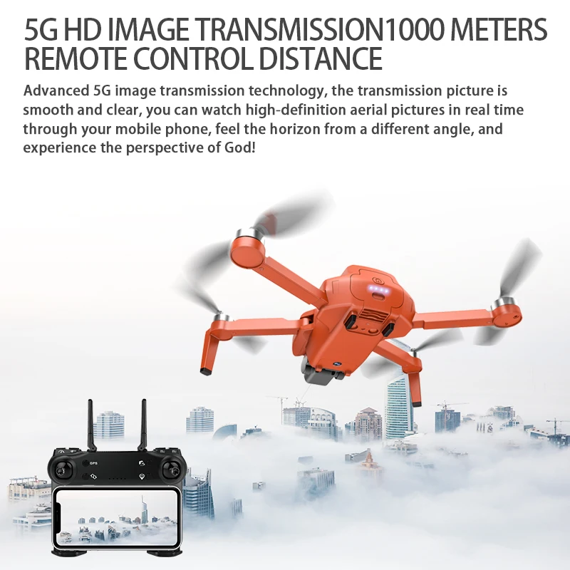 LAUMOX SG108 GPS Drone su 5G Wifi FPV 4K HD Dual Camera Brushless RC Quadcopter 1000m Valdymo Atstumas Mini Dron L108 EX5