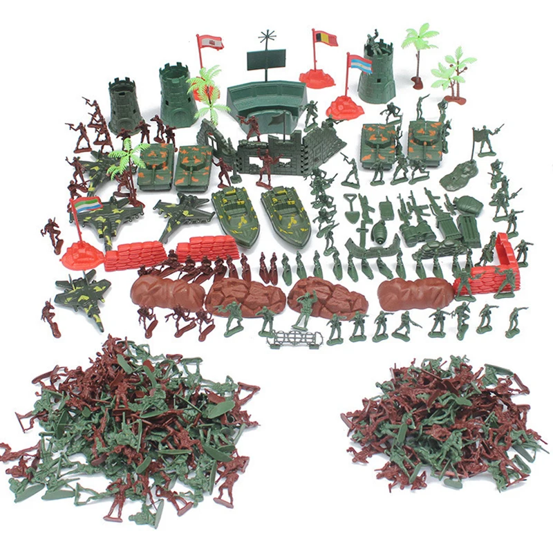 II pasaulinio Karo Karinės Žaislas Kareivis Modelis 290 Vienetų, 4cm, Specialiai Paruošti Vaikus Karinių Hobis Vaikams Dovanų Pakuotės