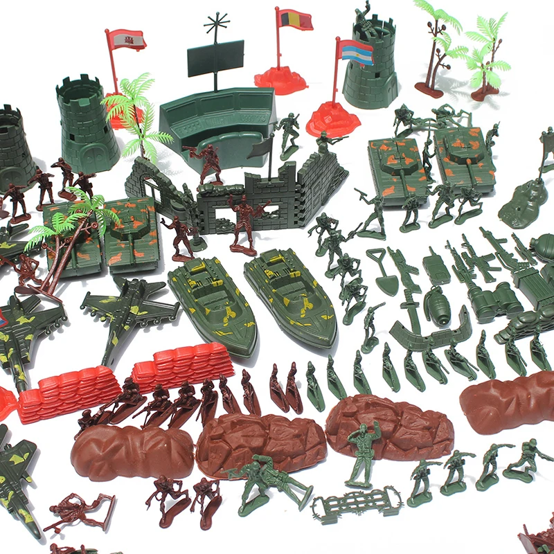 II pasaulinio Karo Karinės Žaislas Kareivis Modelis 290 Vienetų, 4cm, Specialiai Paruošti Vaikus Karinių Hobis Vaikams Dovanų Pakuotės