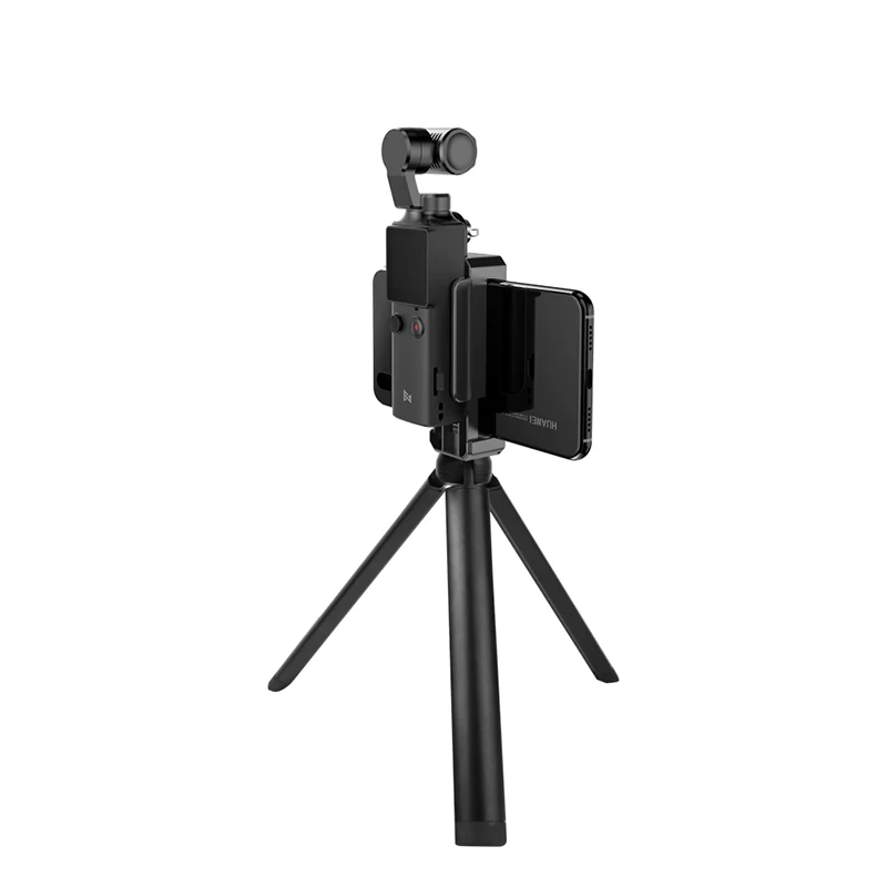 3in1 Metalo trikojo Selfie Stick Monopodzie mount kišenėje kameros, gimbal + Adapteris įrašą VMI PALMIŲ fotoaparato Priedai