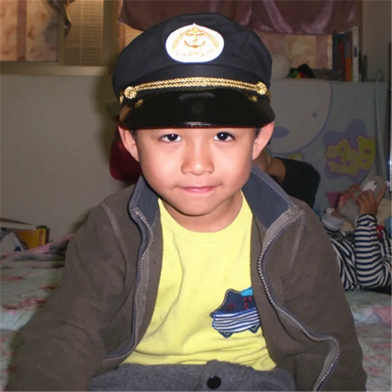Vaikų, Moksleivių Atostogų Skrybėlę Veiklos Shuaizi Dujų Jūrininkas, Kapitono Kepurę Aukso Siūlų Siuvinėjimai Karinio Jūrų Laivyno Bžūp