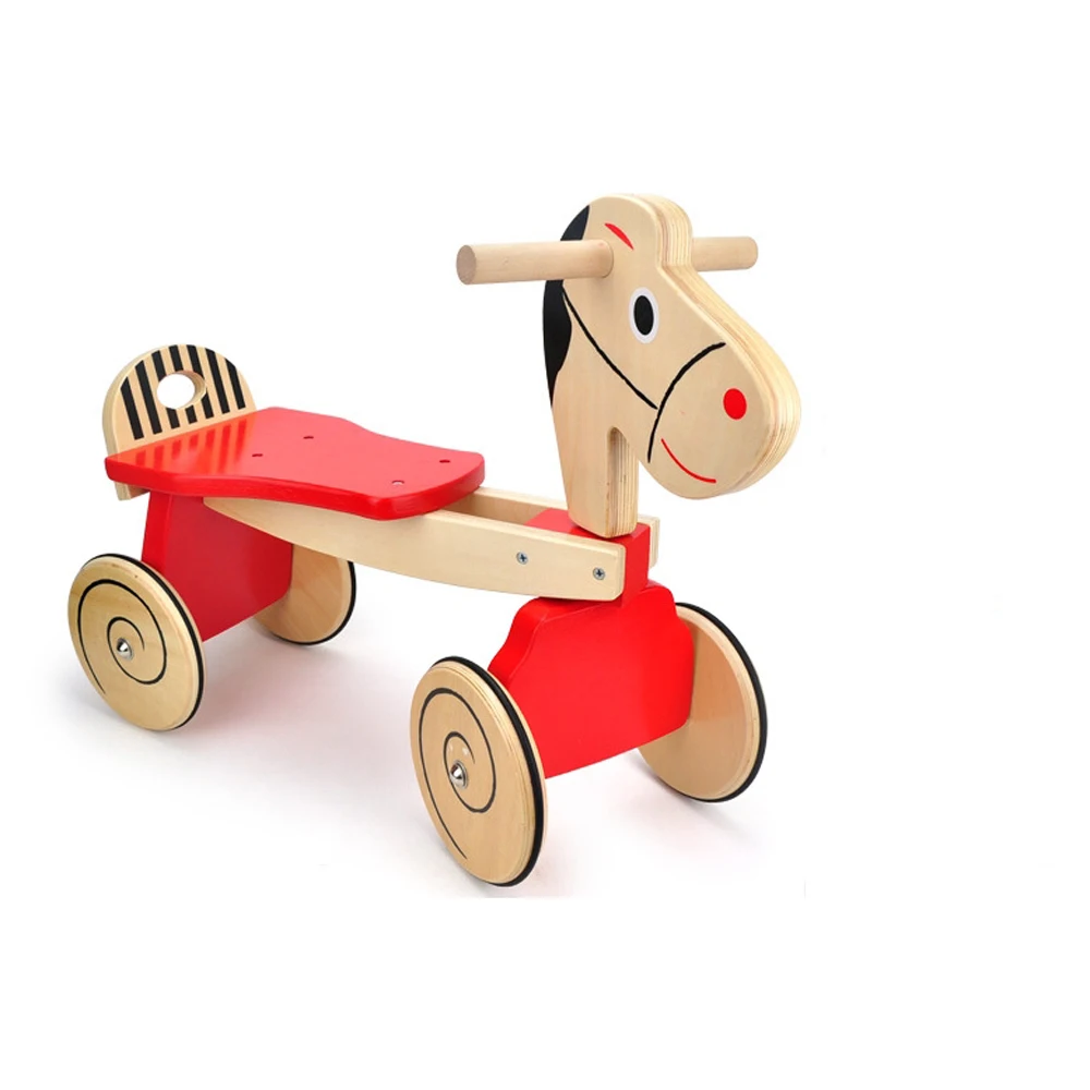 Baby go-cart vaikštynės grynas mediniai žaislai, vaikų vežimo kūdikių važinėti automobiliu