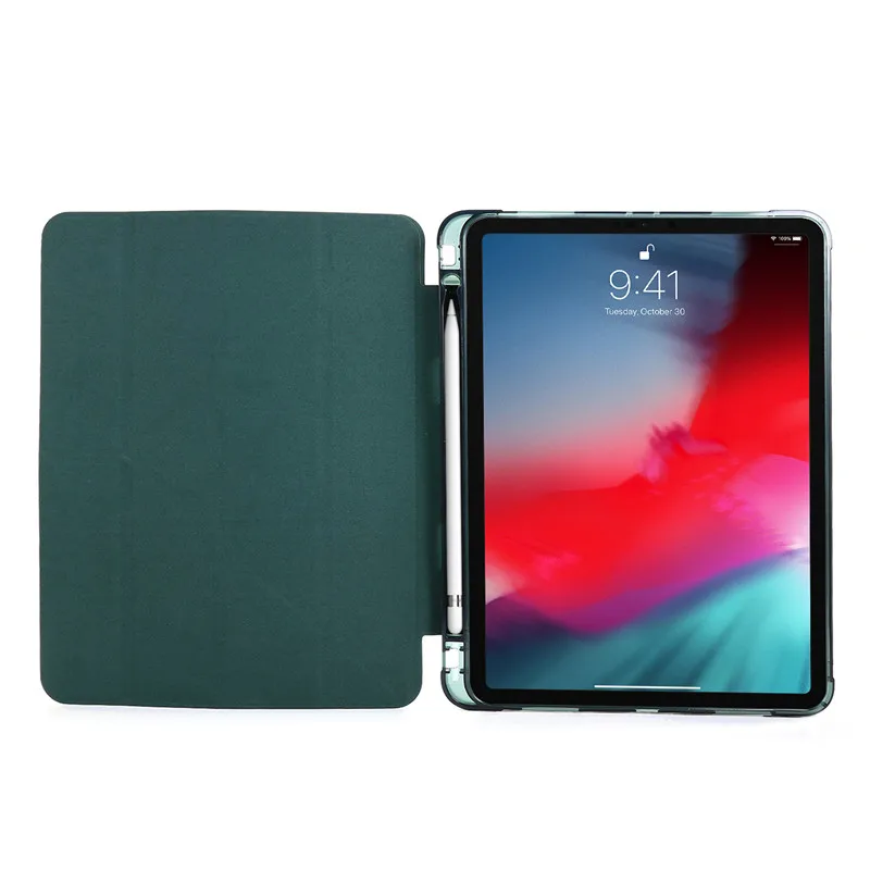 Multi-lankstymo atsparus smūgiams Planšetinio kompiuterio Dangtelis Apsaugos Case For iPad Pro 12 9 2020 m. 2018 m. 3-iasis 4-osios Kartos Planšetinį kompiuterį su Pieštukas Turėtojas