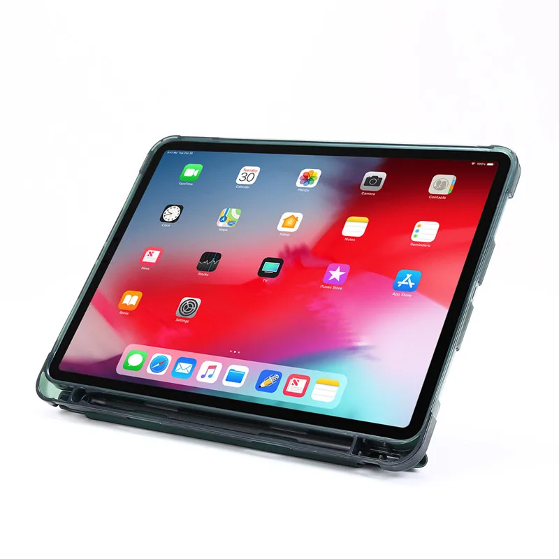 Multi-lankstymo atsparus smūgiams Planšetinio kompiuterio Dangtelis Apsaugos Case For iPad Pro 12 9 2020 m. 2018 m. 3-iasis 4-osios Kartos Planšetinį kompiuterį su Pieštukas Turėtojas