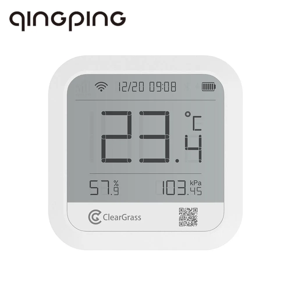 Qingping Termometras su Drėgmėmačiu Skaitmeninis Laikrodis-Žadintuvas Protingas Wifi APP Kontrolės Stotį Tikslumo Prognozė