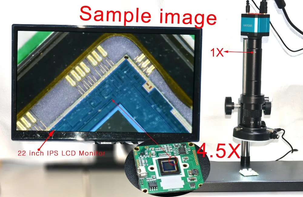 HD 21MP 2K 1080P 60fps Pramonės Kamera, HDMI, USB vienu metu Produkcija Mikroskopu didinamasis stiklas TF Saugojimo Telefono Plokštės Remontas