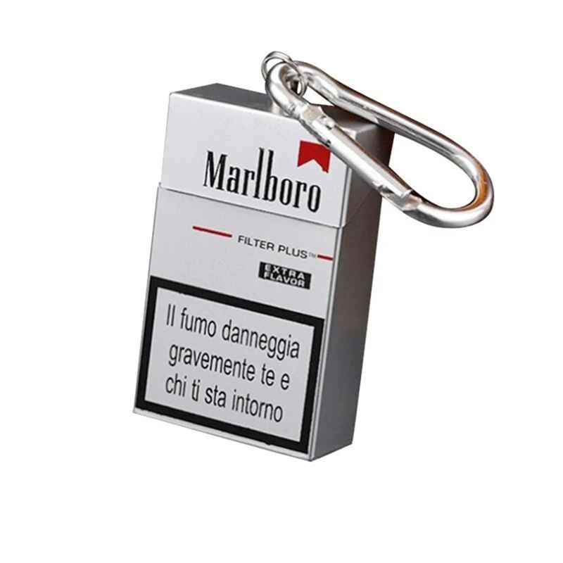 Mados Nešiojama Peleninė Su dangteliu Keychain Kišenėje Mobili Peleninė auto aschenbecher Mini Cigarečių Metalo Butelių Laikymo Paketas