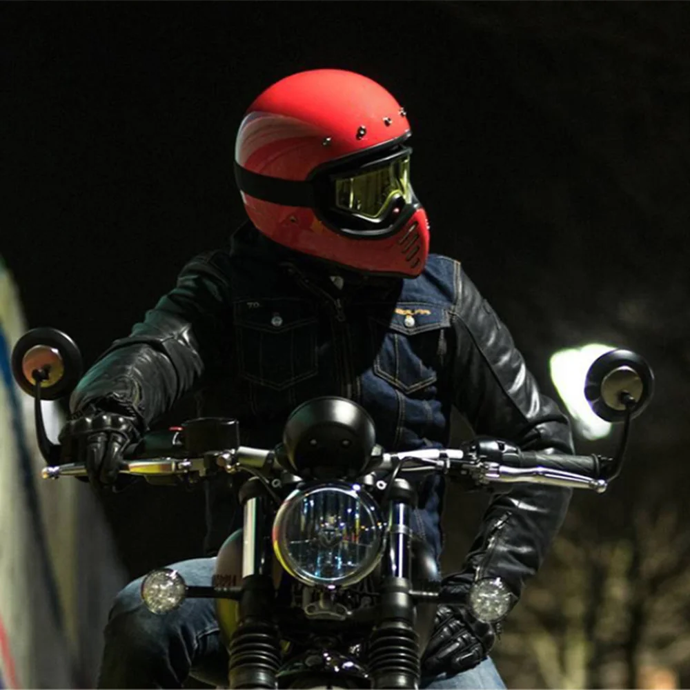 AMZ Motociklo Šalmas Stiklo Motokroso Kasko Capacete Moto Šalmas Motociklų Visą Veidą Motociklo Šalmas DOT Sertifikavimo