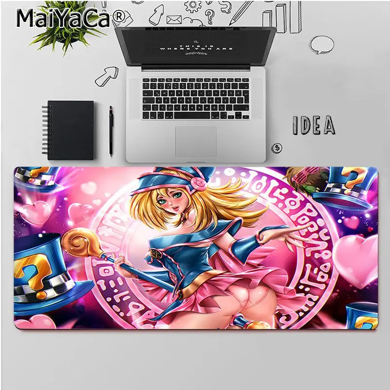 MaiYaCa Aukščiausios Kokybės Anime YuGiOh Dark Magician Girl Nešiojamas Kompiuteris Kilimėlis Nemokamas Pristatymas Didelis, Mouse Pad Klaviatūros Kilimėlis