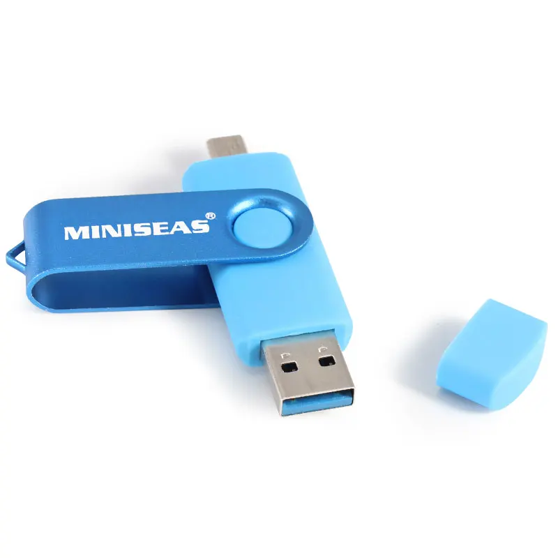 Miniseas usb 3.0 OTG 64GB Pen Drive USB Flash Drive C Tipo Išorės Saugojimo Atminties kortelė 32 GB, 16 GB Micro USB Stick Pendrive