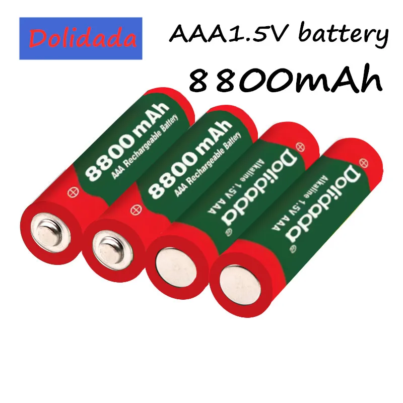 20PCS AAA 8800 mah įkraunamos baterijos AAA 1,5 V 8800 mah Įkrovimo Naujas Alcalinas drummey +1pcs 4-cell baterijos įkroviklis