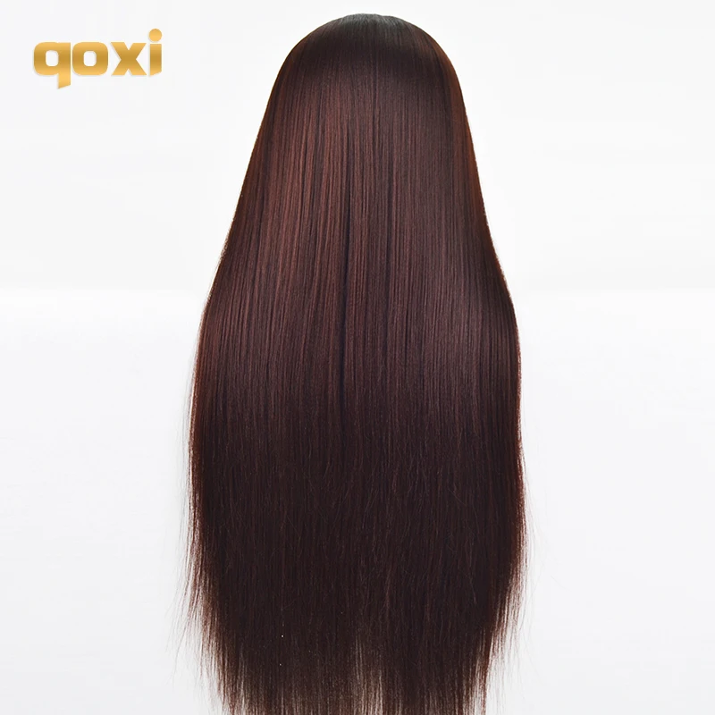 Qoxi Profesinio mokymo vadovai ilgi stori plaukai praktikos Šukuosenų manekenas lėlės plaukų Formavimo maniqui tete pardavimui