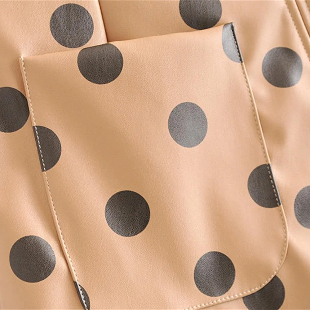 2019 m. rudenį moterų nauja Polka Dot deerskin sijonas su visų rūšių aukštos juosmens ir šviesos įrodymas-line sijonas su klubo sijonas