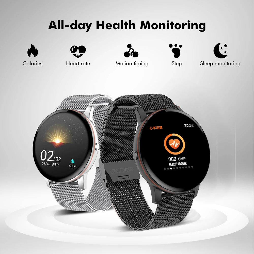 LIGE Naujas Smart watch širdies ritmas, Kraujo spaudimas fitness tracker IP67 atsparus vandeniui vyrų ir moterų Smart žiūrėti 