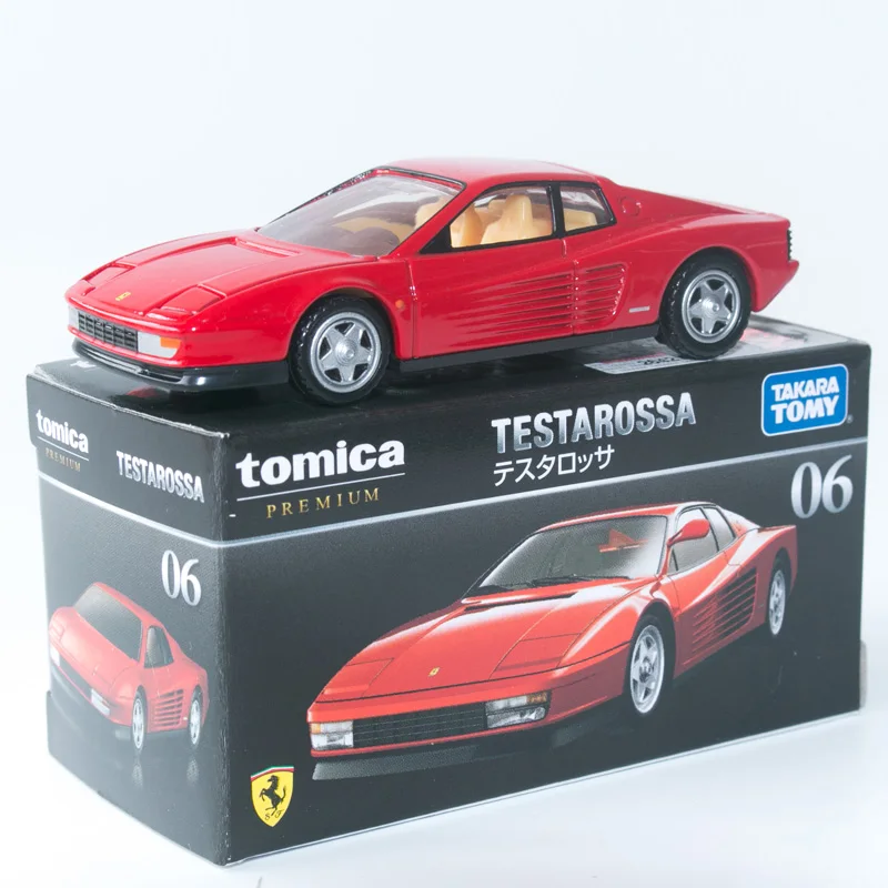 Takara Tomy Tomica Premium Nr. 06 Ferrari TESTAROSSA 6 Diecast Automobilio Modelį Žaislas