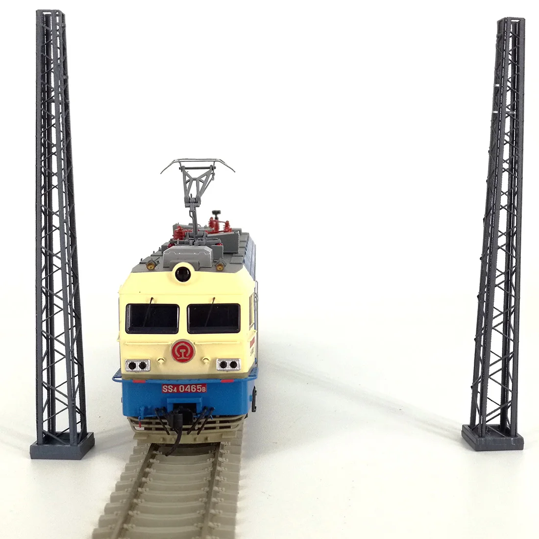 Naujas 1Pc 1:87 HO Masto Traukinio Geležinkelio Scenos Dekoracija Asamblėjos Skliaustuose Modelio Smėlio Lentelė