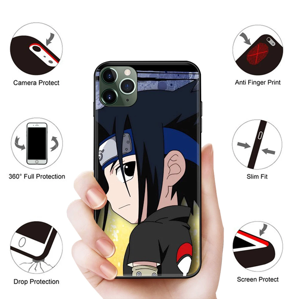 Uzumaki kakashi Naruto anime atveju iphone xs max 5 5s se 6 6s 7 8 plus x xr xs max 11 pro max TPU rėmas padengti silikono