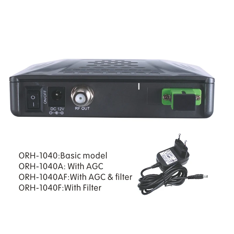 FTTH aktyvus Optinis imtuvas ORH-1040AW kabelinę televiziją WDM MGC AGC skaidulų Optinio Imtuvo Mazgas maitinimo (AW) normalus tipo su SCAPC