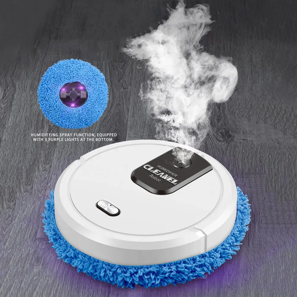 USB Įkrovimo Valymo Robotas Cleaner UV Spray Drėkinimo Šlapias Sausas Dvejopo naudojimo Mechaninė Mopping Mašina Home Office