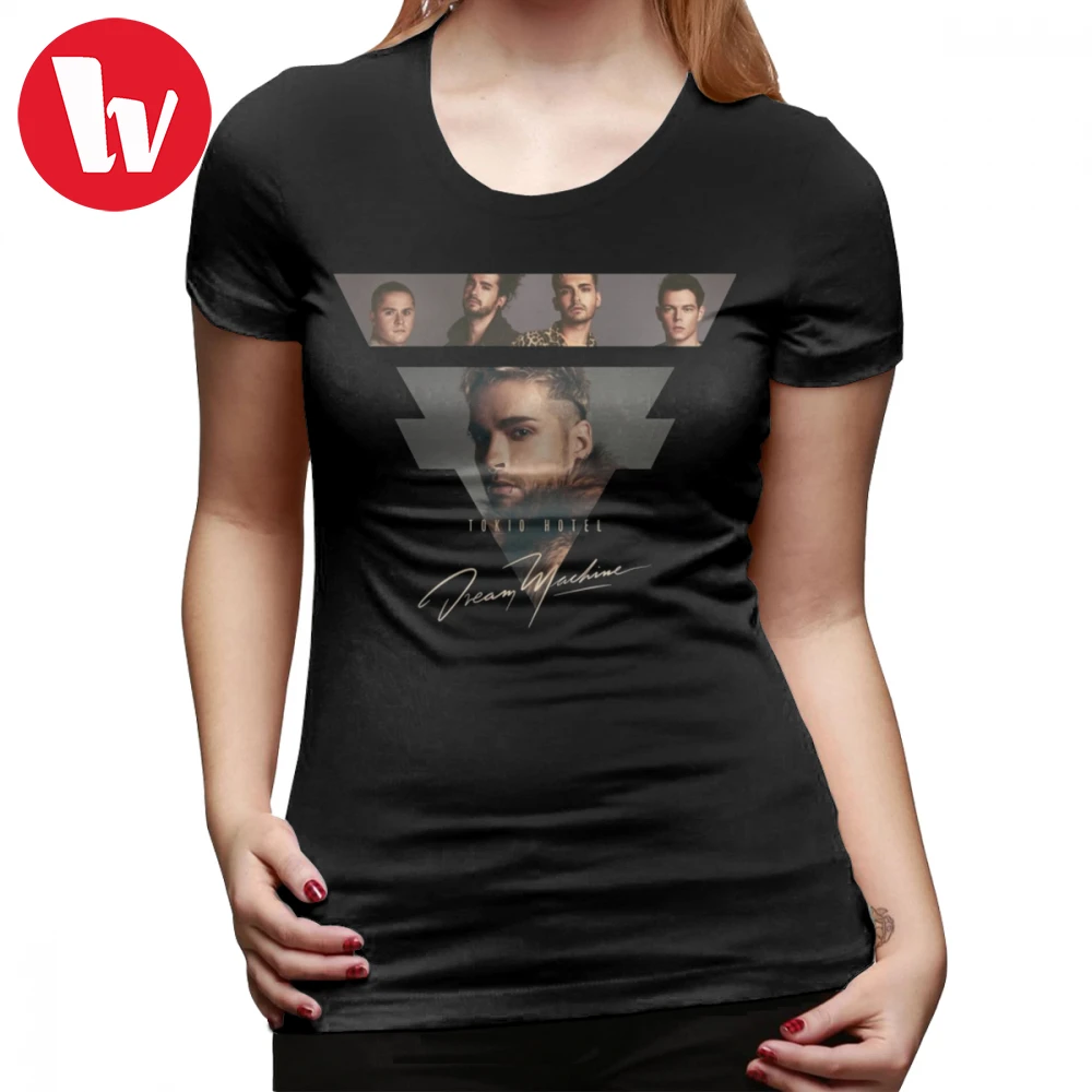Tokio Hotel Marškinėliai Tokio Hotel Logo Bill T Shirt Grafikos Madinga Moterų marškinėlius Street Wear 100 Medvilnės Violetinė Ponios Tee Marškinėliai