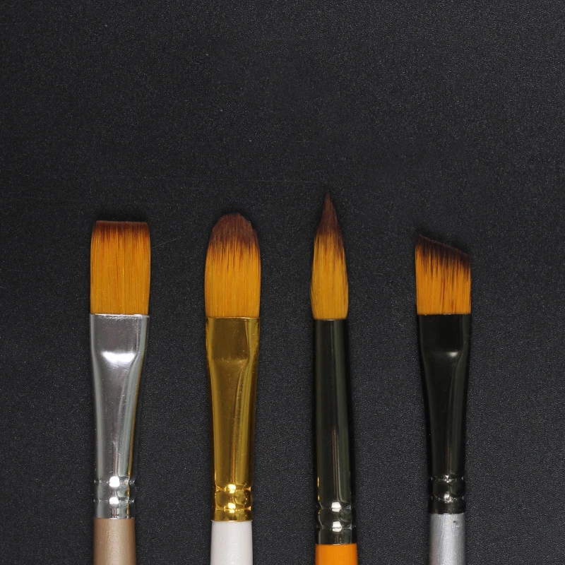 Akvarelė guašas tapybos teptuku aukštos kokybės nailono plaukų 5 lazdos meno tapybos pen nustatyti Studentų meno reikmenys Dažymo medžiagos