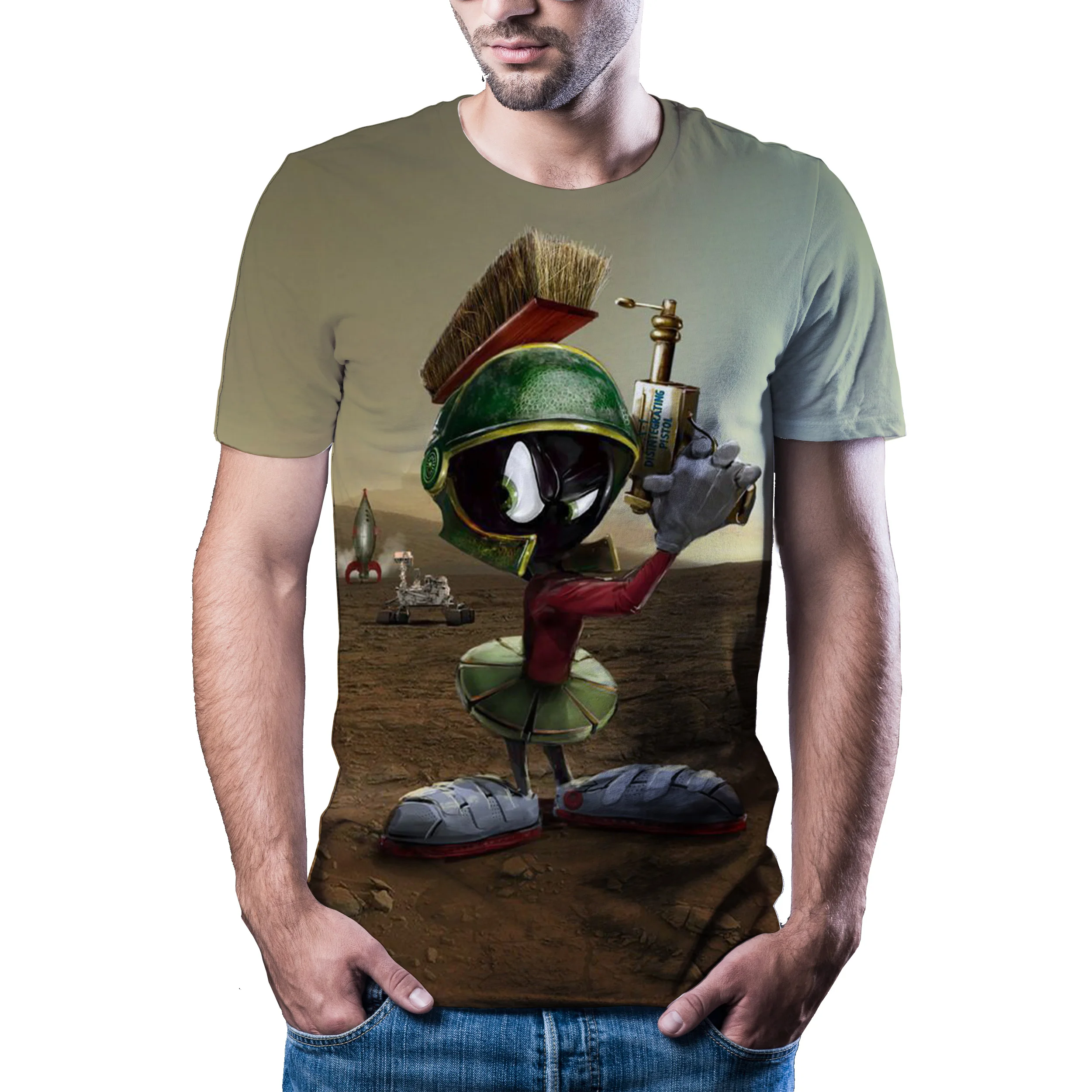 2020, naujas animacijos 3D spausdinimo marškinėliai atsitiktinis vyrų mados T-Shirt Juokinga siaubo klounas 3D gatvės animacija T-shirt