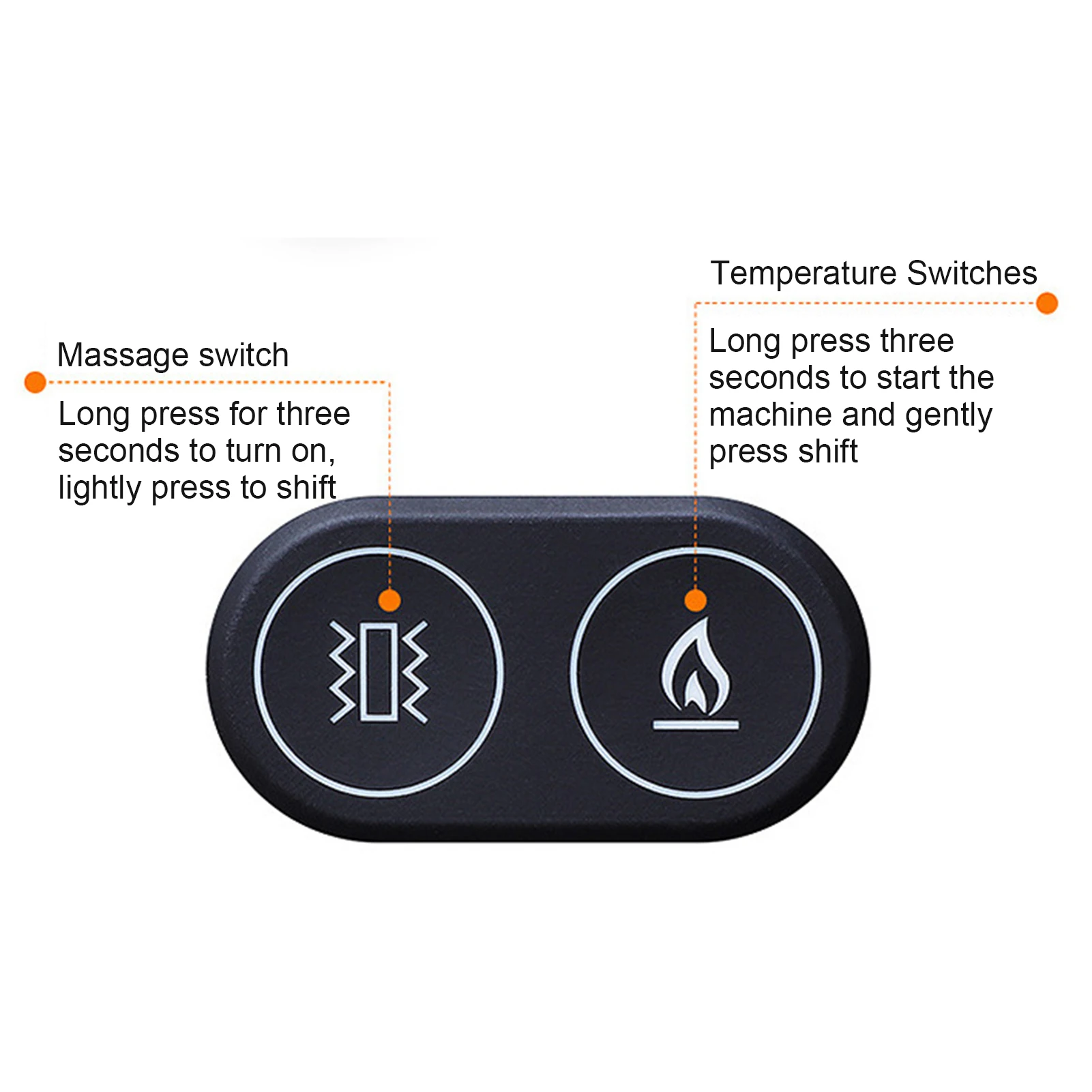 Unisex Šiltas Smart Temperatūros Kontrolės Keturi Masažo Režimai Įkrovimo Šildymo Šalikas