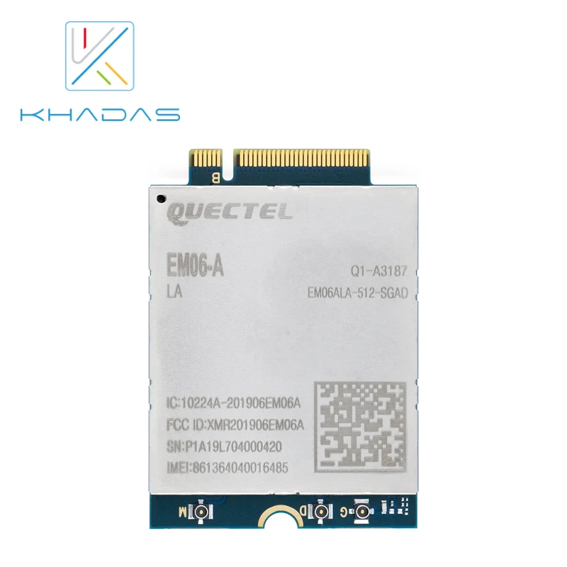 Quectel EM06 4G LTE Modulį Khadas M2X Pratęsimo