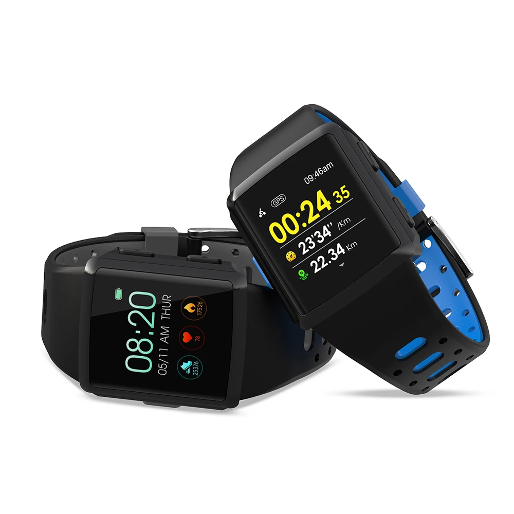 SMA-M3 Smart Žiūrėti IP68 Vandeniui BT4.0 Širdies ritmo Miego Stebėjimo GPS Pedometer Laikrodis Smart Laikmatis Multi-Sporto Režimai