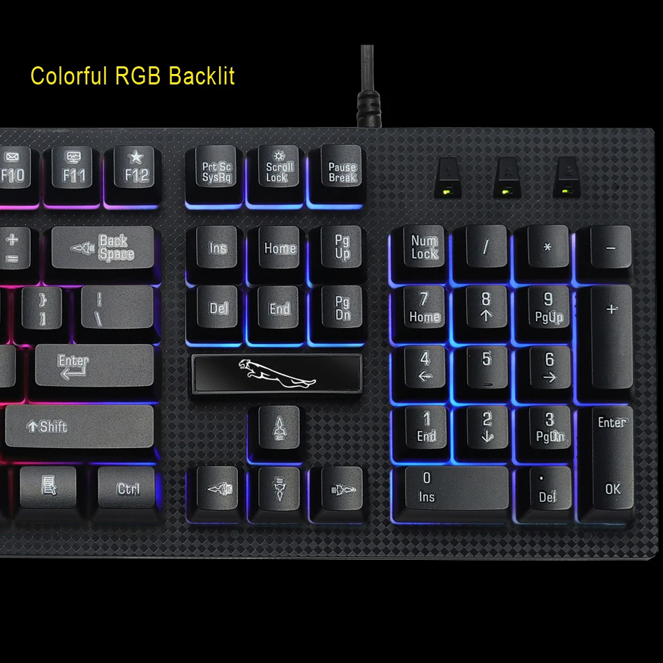 Gamer Klaviatūros ir pelės Rinkinys Laidinio Pakabos Mechaninė Jaustis USB 104 Keycap Klaviatūra, Pelė Combo Nešiojamas Kompiuteris PC RGB Apšvietimu