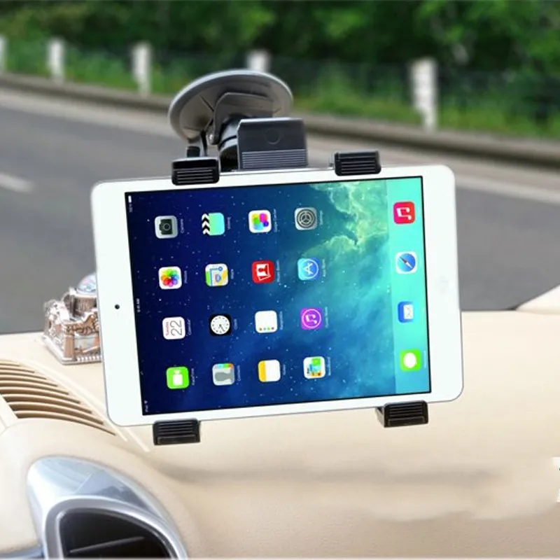 Reguliuojamas Automobilinis Telefono Laikiklis Tablet Universalus Kompiuterio Stovas siurbtukas 
