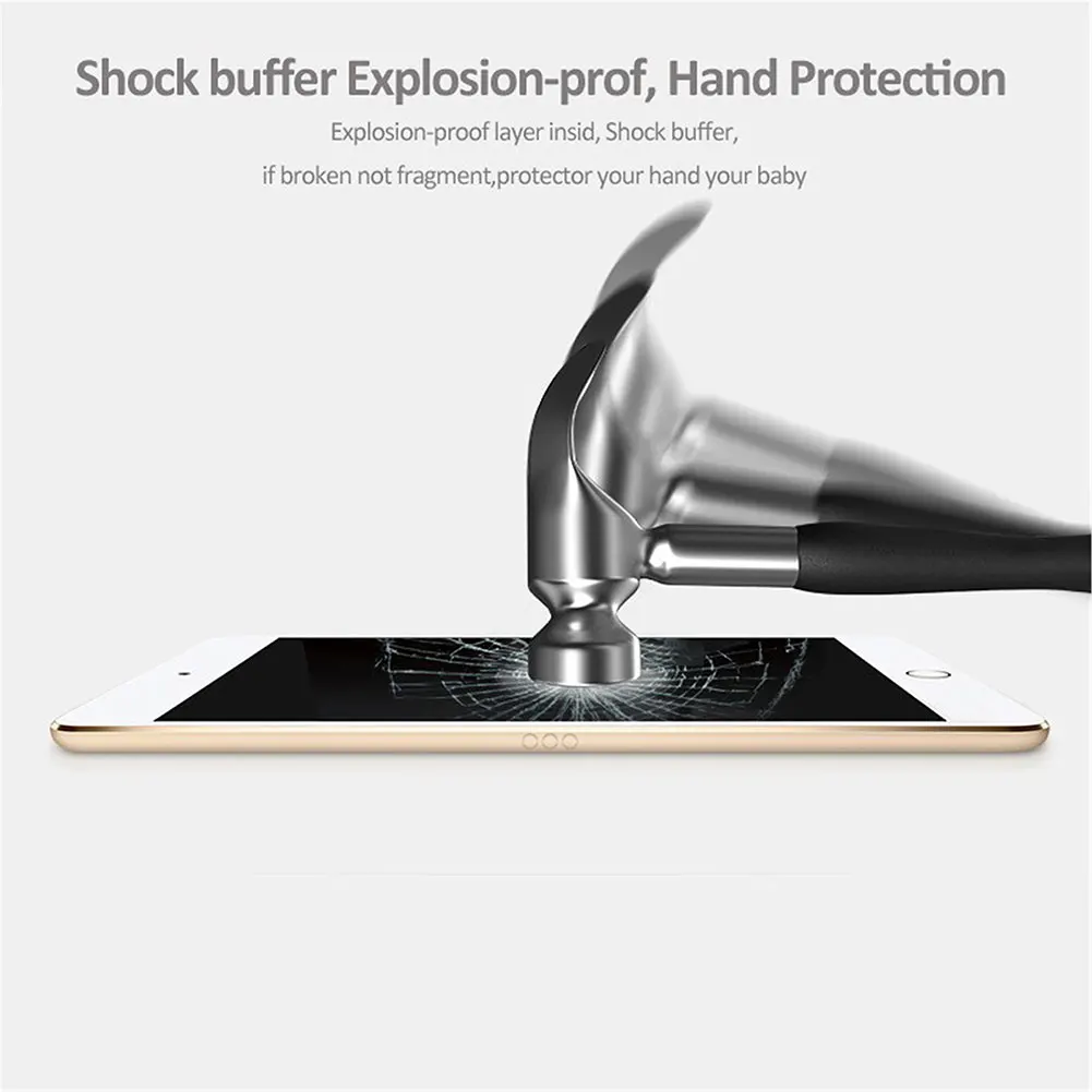 2VNT Grūdintas Stiklas Apple iPad Air 2 1 9.7 Pro 11 10.5 10.2 Screen Protector 9H Apsauginė Plėvelė iPad Oro 10.5 Mini 3 4 5