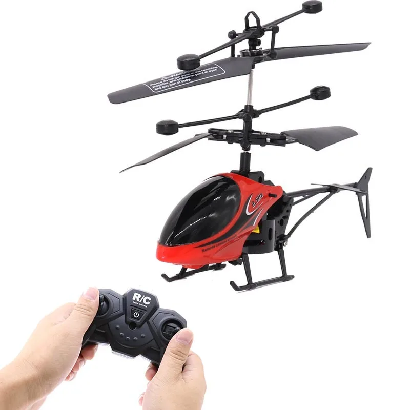 2CH dvipusis RC Drone Mini RC Sraigtasparnis Su LED Šviesos Pakabos Indukcijos Elektroninių Modeliu Nuotolinio Valdymo Žaislai, Dovanos Vaikams