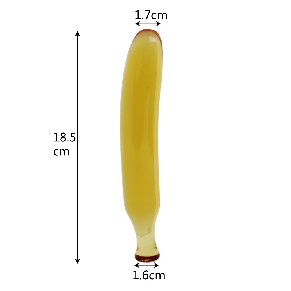 IKOKY didelis Didelis Dildo Masturbator Moterų G-spot Masažas Bananų Netikras Penis Analinis Kaištis Daržovių Sekso Žaislai Krištolo Stiklo Dildo